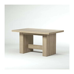 Acheter DINING Table a manger extensible de 6 a 12 personnes style contemporain decor chene Sonoma - L 140-273 x l 90 cm