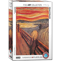 Eurographics The Scream par Edvard Munch Puzzle (1000 piAces), (ModAle : 6000-4489) 