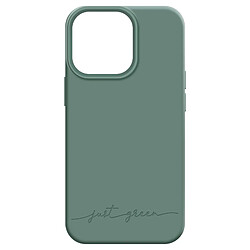 Coque iPhone 13 Pro Recyclable Just Green Vert