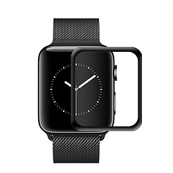 Wewoo Pour Apple Watch Series 5/4 40mm 2pcs mocolo 0.33mm 9H 3D Bord Rond Plein Colle Verre Trempé Film 