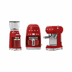 Moulin à café 350g 150w rouge - cgf01rdeu - SMEG