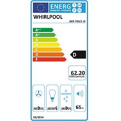 Whirlpool Hotte tiroir AKR7491IX