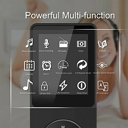 Bluetooth Mp3 Music Player Portable Mp4 Fm Radio Externe Ultra-Mince Étudiant Mp3 Enregistrement Stylo Bleu pas cher