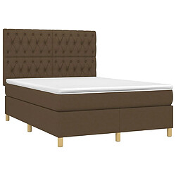 Avis Sommier à lattes,Cadre à lattes de lit pour Adulte matelas et LED Marron foncé 140x200 cm -MN83945