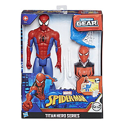 Hasbro Marvel Spider-Man Articulé Blast Gear Titan Hero Series avec Accessoires Multicolore pas cher