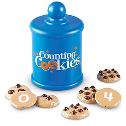 Learning Resources Smart Counting Cookies, Toddler Counting & Sorting Skills, Ensemble de 13 pièces, Compétences mathématiques précoces pour les enfants, Nourriture pour les tout-petits, Biscuits aux pépites de chocolat, 13 pièces, à partir de 2 ans 