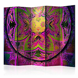 Paris Prix Paravent 5 Volets Mandala : Pink Expression 172x225cm