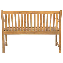 Acheter Beliani Banc Bois d'acacia certifié 120 cm Bois clair VIVARA