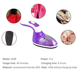 Avis Wewoo USB Chargeur Et Batterie Alimentée Violet Fourni Machine Rotative Remover Link Clothes