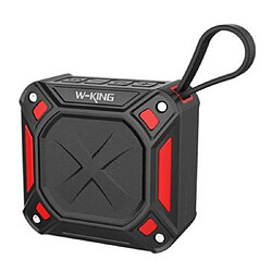 Wewoo Enceinte Bluetooth étanche S6 Portable Haut-Parleur Musique Sans Fil Radio Box Anti-Goutte Extérieur Vélo Micro SD Noir + rouge 