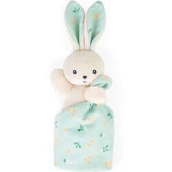 Doudou carré douceur plat Lapin bouquet d'agrumes - Kaloo