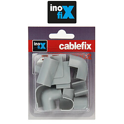 Inofix - Accessoires assortis pour Cablefix 2202 gris metallisé