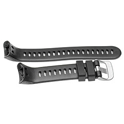 vhbw bracelet compatible avec Garmin Forerunner 45, 45 S montre connectée - 11,6 + 9,1 cm silicone noir