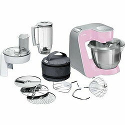 BOSCH MUM58K20 - Robot patissier MUM 5 - Rose dragee et argent