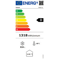 Congélateur Coffre FR605S SL Couvercle en Acier Inoxydable - 557 Litres - Tefcold