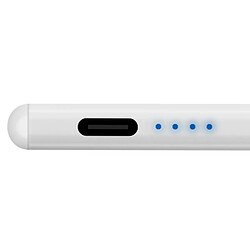 Adonit Stylet Magnétique pour iPad Technologie Rejet de Paume Autonomie 10H Blanc