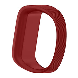 Wewoo Bracelet pour montre connectée Dragonne Sport en silicone Garmin Vivofit JRTaille Grand Rouge