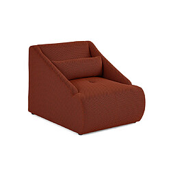 Lisa Design Onyx - fauteuil - en tissu mailles 3D Onyx - fauteuil - en tissu mailles 3D - Terracotta