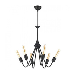 Onli Suspension BILLY 6 Light Métal Noir Couleur : NoirMatériau : MétalNombre d'ampoules : 6Type d'ampoule : E27Ampoules incluses : NonIntensité variable : Oui - Ampoules variables requisesIP : 20Hau