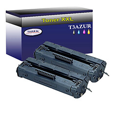 Lot de 2 Toners compatibles type T3AZUR pour HP C4092A (92A) - T3AZUR