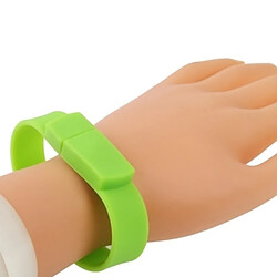 Avis Wewoo Clé USB vert Disque Flash USB 2.0 Bracelets Silicon 4 Go