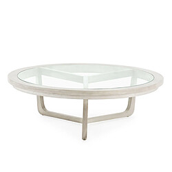 Table Basse Thai Natura Gris 100 x 32 x 100 cm