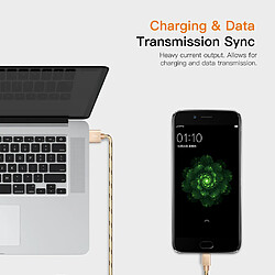 Avis Câble de charge micro USB Câble de données de charge Câble de liaison micro USB Câble de données Sync en nylon tressé pour Samsung