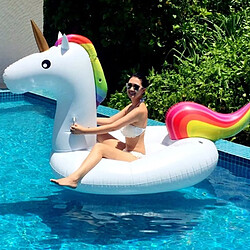 Wewoo Bouée Anneau de natation flottant en forme de licorne gonflable en de licorne, taille gonflée: 275 x 140 x 120cm 