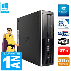 PC HP Compaq Pro 6300 SFF G630 RAM 4Go Disque 2To Graveur DVD Wifi W7 - Occasion