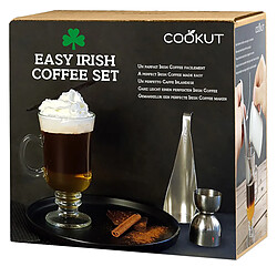 COOKUT Coffret cadeau pour un Irish Coffee en toute simplicité