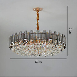 Acheter Universal Lustre de luxe léger, lampe de salon en cristal, lampe de salle à manger élégante atmosphérique, lampe neuve