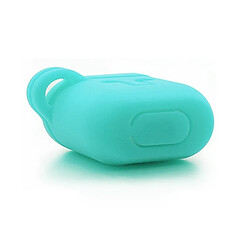 Avis Wewoo Etui Casque / Ecouteurs vert menthe pour Apple AirPods Portable Sans Fil Bluetooth Écouteurs Silicone Boîte de Protection iPhone Anti perte Dropproof Sac de Rangement avec Crochet