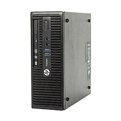 PC HP ProDesk 400 G3 SFF Intel G4400 RAM 8Go SSD 480Go Windows 10 Wifi - Occasion