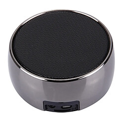 Avis Wewoo Enceinte Bluetooth d'intérieur noir Haut-parleur stéréo portable Bluetooth, avec microphone intégré, prise en charge des appels mains libres et ampli Carte TF & AUX IN, Distance: 10m Gris