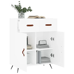 Acheter Maison Chic Buffet,Meuble de Rangement,commode pour salon,Cuisine blanc 69,5x34x90 cm bois d'ingénierie -MN46816