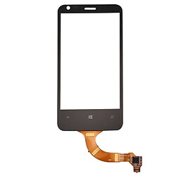 Wewoo Pour Nokia Lumia 620 Noir pièce détachée écran tactile (seul sans le LCD) avec remplacement de cadre