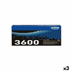 Toner original Brother HLL5210DN 5210DW 5215DN 6210DW 6410DN DCPL5510DW M Noir (3 Unités)