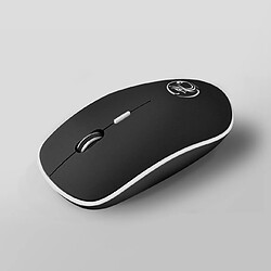 Wewoo Souris sans fil 2.4Ghz 1600 DPI USB muette ergonomique et silencieuse (noir) 