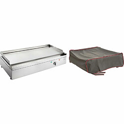 Planet Plancha électrique en inox Chef 80 cm Avec housse.