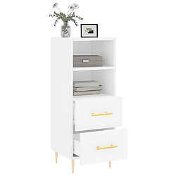 Acheter Maison Chic Buffet,Meuble de Rangement,commode pour salon,Cuisine blanc 34,5x34x90 cm bois d'ingénierie -MN65294