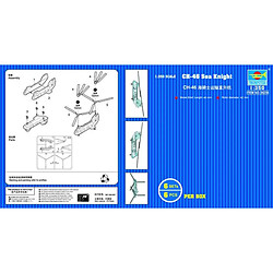 CH-46 Sea Knight (6 aircraft) - 1:350e - Trumpeter