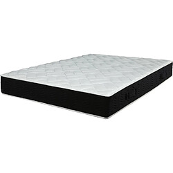 Ebac Matelas mousse + Sommier SR9 Deco 160x200 Malta - Hauteur 20 cm - Soutien très ferme pas cher