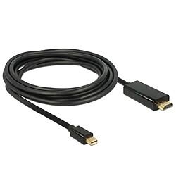 DeLOCK 83698 câble vidéo et adaptateur 1 m Mini DisplayPort HDMI Noir