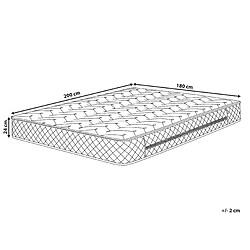 Avis Beliani Matelas à ressorts ensachés équilibré 180 x 200 cm GLORY