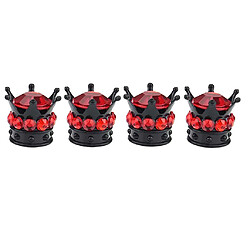 Avis 8pcs Capuchon Bouchon de Valve d'air Cache-poussière en Plastique ABS Soupape de Roue Couvercles pour Voiture Moto Anti- poussière