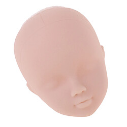 Tête de fille de poupée à rotule pour les parties du corps de poupée BJD 1/6 avec contour des yeux