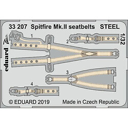 Spitfire Mk.II seatbelts STEEL f.Revell - 1:32e - Eduard Accessories