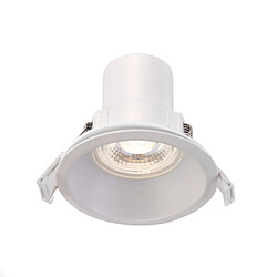 Saxby Downlight Encastrable CCT Peinture Blanc Mat IP65 