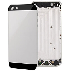 Wewoo Pour iPhone 5 argent Couverture arrière pleine d'alliage de logement 