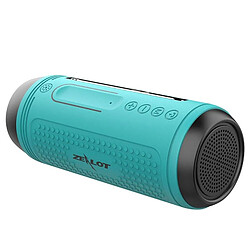 Yonis Enceinte Bluetooth Sans Fil LED Microphone Haute Qualité Enceinte Bluetooth Multifonctionnelle Avec Micro Intégré Et Lumières LED Mint Green YONIS